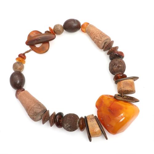 Gerda online Lynggaard Monies amber horn long necklace