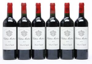12 bts. Château Montrose, Saint - Estephe. 2. Cru Classé 2008 A hfin. Owc.