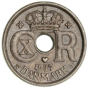 10 øre 1947, H 26B