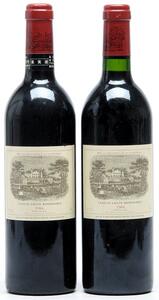 2 bts. Château Lafite Rothschild, Pauillac. 1. Cru Classé 1984 A hfin.