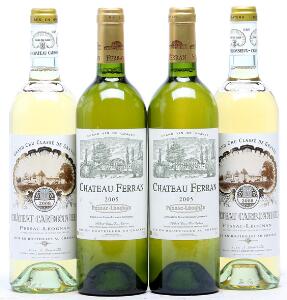 2 bts. Château Carbonnieux Blanc Grand Cru Classé, Pessac-Léognan 2008 A hfin.  etc. Total 12 bts.