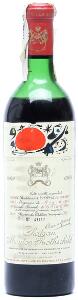 1 bt. Château Mouton Rothschild, Pauillac. 1. Cru Classé 1969 Chateau bottled. CD msmls.