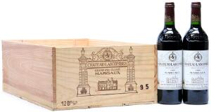 12 bts. Château Lascombes, Margaux. 2. Cru Classé 1995 A hfin. Owc.