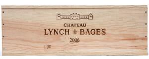 1 bt. Imp. Château Lynch Bages, Pauillac. 5. Cru Classé 2006 A hfin. Owc.