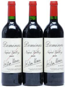 3 bts. Dominus Estate, Christian Moueix, Napa Valley 2000 A hfin.