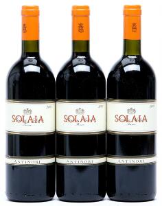 3 bts. Solaia, Marchesi Antinori 2005 A hfin.