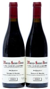 2 bts. Morey Saint Denis 1. Cru Clos de la Bussiére, Domaine Georges Roumier 2005 A hfin.