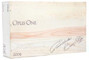 6 bts. Opus One, Mondavi  Rothschild, Napa Valley 2006 A hfin. Owc.