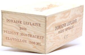 6 bts. Mg. Puligny Montrachet, 1. Cru Clavoillon, Domaine Leflaive 2006 A hfin. Owc.