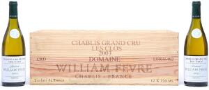 12 bts. Chablis Grand Cru Les Clos, William Fevre 2003 A hfin. Owc.