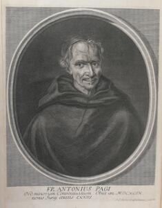 Pagi Critica historico-chronologica [...] 4 parts in 2 vols. 1705.  With engraved portrait. 2