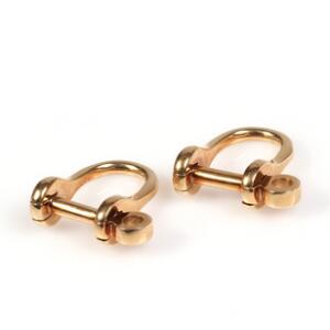 Ole Lynggaard Et par manchetknapper af 14 kt. guld. L. 2,2 cm. Vægt 18 gr. 2
