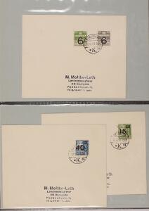 Danmark. FDC. 1936-41. Album med ældre FDC incl bedre, bla. Reformation, Chr. X jub. og Dybbøl Mølle, Provisorier m.m.