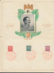 Tyskland. Böhmen og MährenGeneralgouvernement. Nærmest komplette samlinger incl. gode breve.