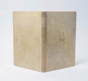Ernst Fischer Bokbandets Historia. Stockholm 1922. 8vo. Bound with orig. wrappers in fine full vellum.  2 vols. 3