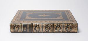 Danish churches in masterbinding - ascribed to Imm. Petersen Holm eds. Danske Mindesmærker. Bound in full gilt, decorated morocco.
