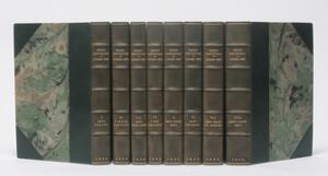 Pontoppidans Lykke-Per bound by Juul-Lassen Henrik Pontoppidan Lykke-Per. Cph. 1898-1904. 8 vol. 1st edition. 8