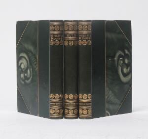 The debut of Pontoppidan  I.P. Jacobsens Niels Lyhne Henrik Pontoppidan Stækkede Vinger. 1881. 1st edition. Debut.  4 vols. 5