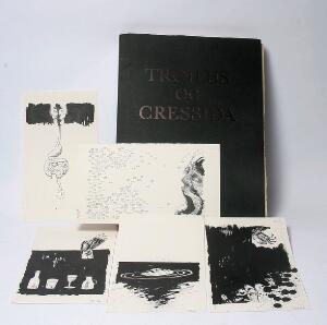 Original lithographs by Svend Wiig Hansen William Shakespeare Troilus og Cressida. Cph 1968. Translated by Ole Sarvig.  5 orig. drawings. 2