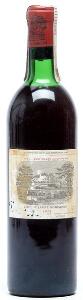1 bt. Château Lafite Rothschild, Pauillac. 1. Cru Classé 1972 B tsus.