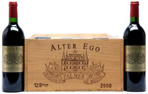 11 bts. Alter Ego, Chateau Palmer, Margaux 2000 A hfin. Owc.