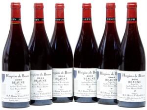 12 bts. Beaune 1. Cru, Hospices de Beaune Cuvée Maurice Drouhin, Joseph Drouhin 2001 A hfin. Oc.