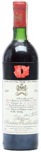 1 bt. Château Mouton Rothschild, Pauillac. 1. Cru Classé 1972 A-AB bn.