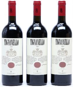 3 bts. Tignanello, Antinori, Toscana 2007 A hfin.