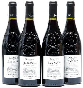 4 bts. Chateauneuf-du-Pape Vieilles Vignes, Domaine de la Janasse 2009 A hfin.