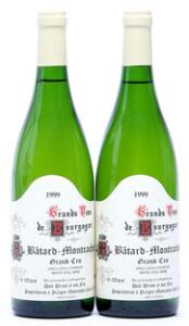 2 bts. Batard-Montrachet Grand Cru, Domaine Paul Pernot 1999 A hfin.