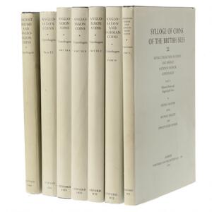 Sylloge of Coins of the British Isles in the Royal collection in Copenhagen, Part I - V, 7 volumes