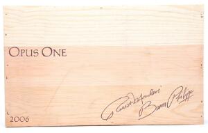 6 bts. Opus One, Mondavi  Rothschild, Napa Valley 2006 A hfin. Owc.