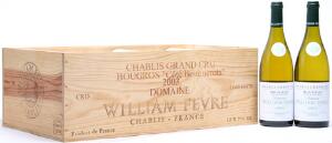 12 bts. Chablis Grand Cru Bougros Cote Bouguerots, Domaine William Fevre 2003 A hfin. Owc.