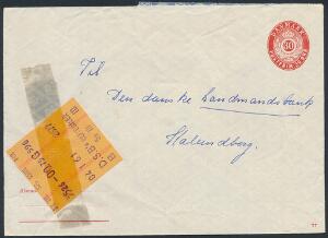 1961. Rutebil-brev, sendt til Kalundborg.