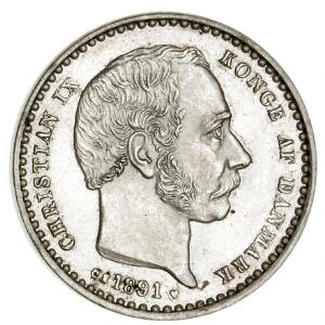 25 øre 1891, H 15A