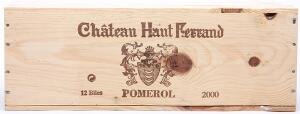 12 bts. Chateau Haut Ferrand, Pomerol 2000 A hfin. Owc.