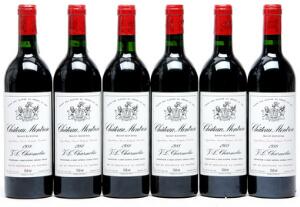 6 bts. Château Montrose, Saint - Estephe. 2. Cru Classé 1988 A hfin.