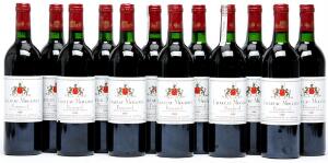 12 bts. Château Moulinet, Pomerol 1989 A hfin. Owc.