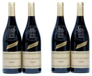 12 bts. Gevrey-Chambertin Les Evocelles, Domaine Charlopin-Parizot 2005 A hfin. Oc.