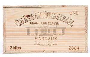 12 bts. Château Desmirail, Margaux. 3. Cru Classé 2004 A hfin. Owc.