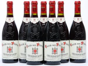 7 bts. Chateauneuf-du-Pape, Clos des Papes, Paul Avril 2000 A hfin.