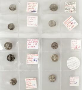 Lille lot antikke denarer, fra Nerva - Julia Mamea, i alt 10 stk.