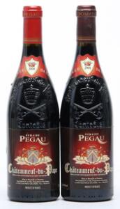 2 bts. Chateauneuf-du-Pape, Da Capo, Domaine de Pegau 2000 A hfin.