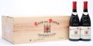 12 bts. Chateauneuf-du-Pape, Clos des Papes, Paul Avril 2003 A hfin. Owc.
