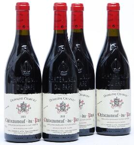 12 bts. Chateauneuf-du-Pape, Domaine Charvin 2003 A hfin.