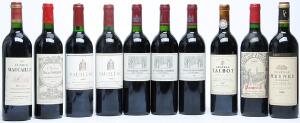 24 bts. Various Bordeaux wines A-AB bn.