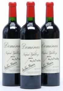 3 bts. Dominus Estate, Christian Moueix, Napa Valley 2003 A hfin.