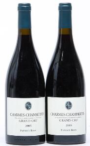 2 bts. Charmes-Chambertin, Patrice Rion 2005 A hfin.