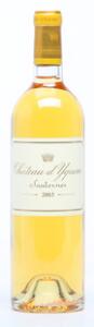 1 bt. Château dYquem, Sauternes. 1. Grand Cru Classé 2003 A hfin.