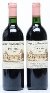 2 bts. Vieux Château Certan, Pomerol 1990 A hfin.